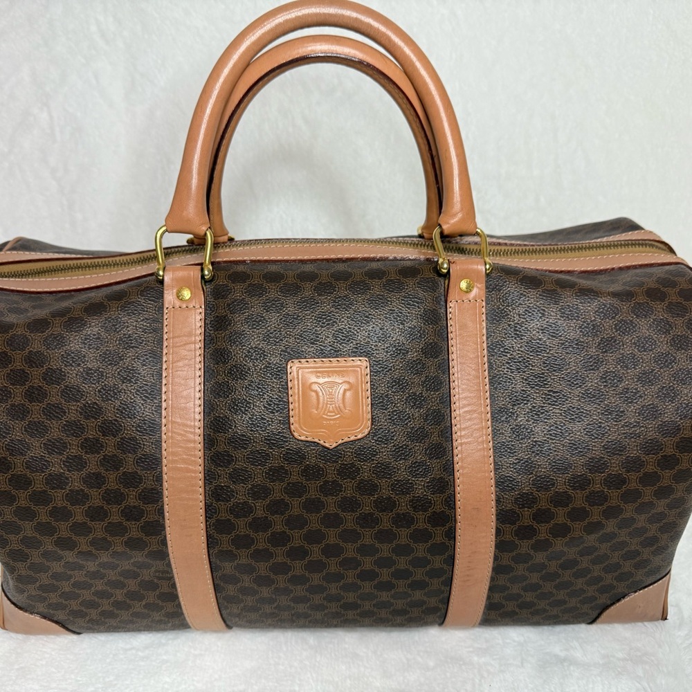 Celine Triomphe 48H Bag (COA Included) Leather Duffel Bag